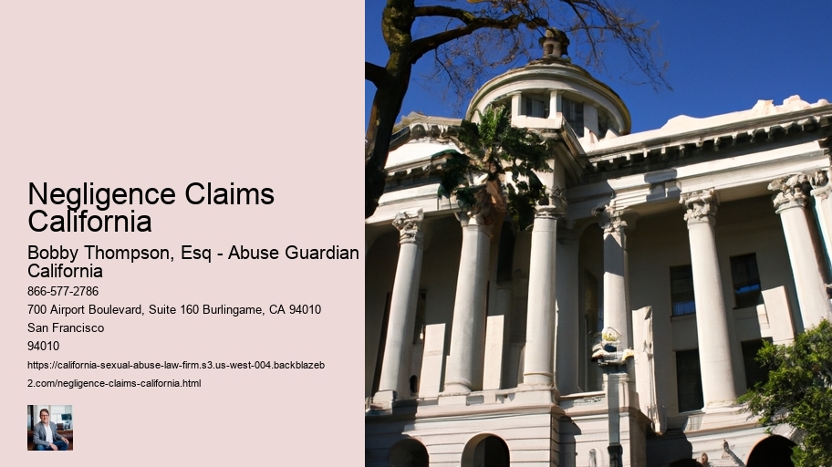 Negligence Claims California