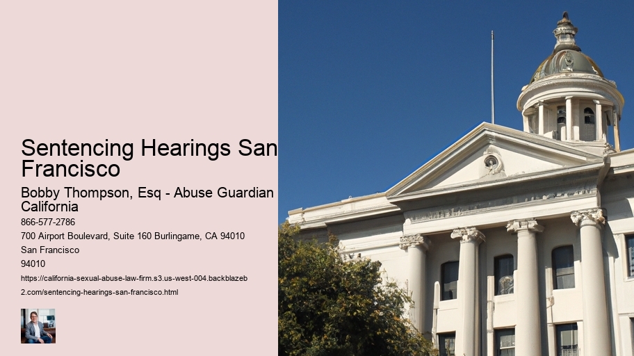 Sentencing Hearings San Francisco
