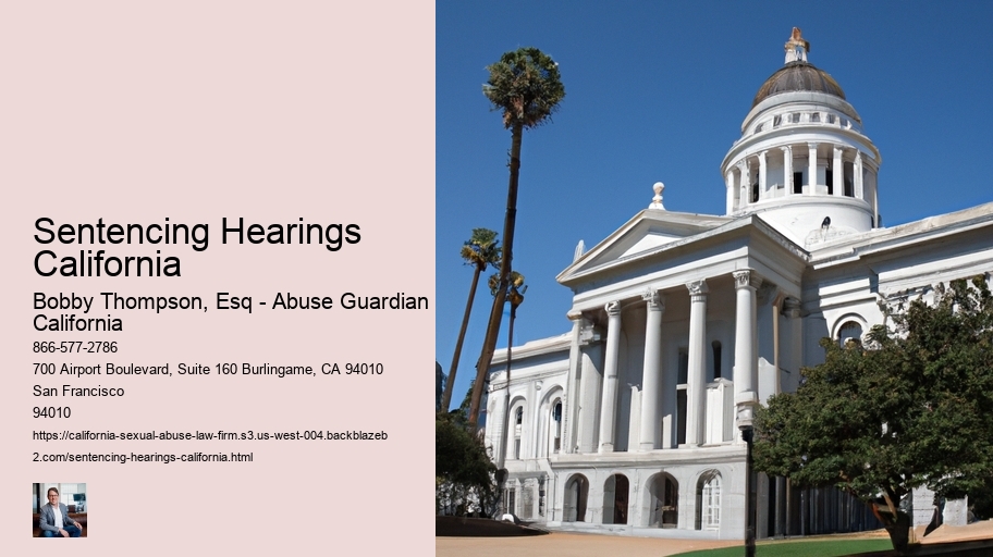 Sentencing Hearings California